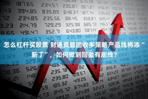 怎么杠杆买股票 财通资管固收多策略产品线将添“新丁”，如何做到回撤有底线？