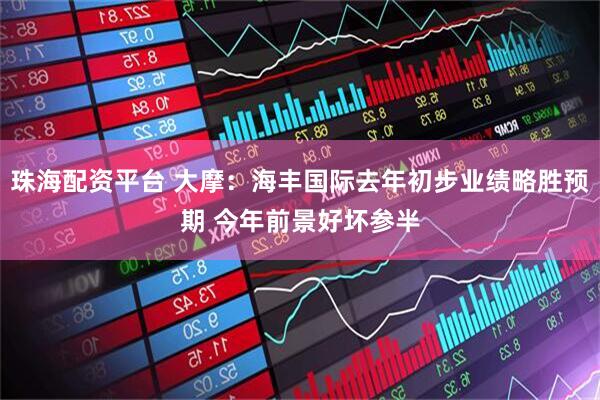 珠海配资平台 大摩：海丰国际去年初步业绩略胜预期 今年前景好坏参半